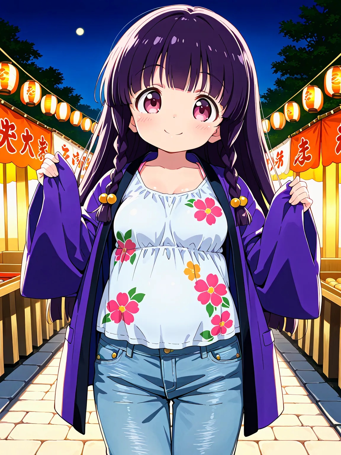 ゆったりデニムなゆうこちゃん