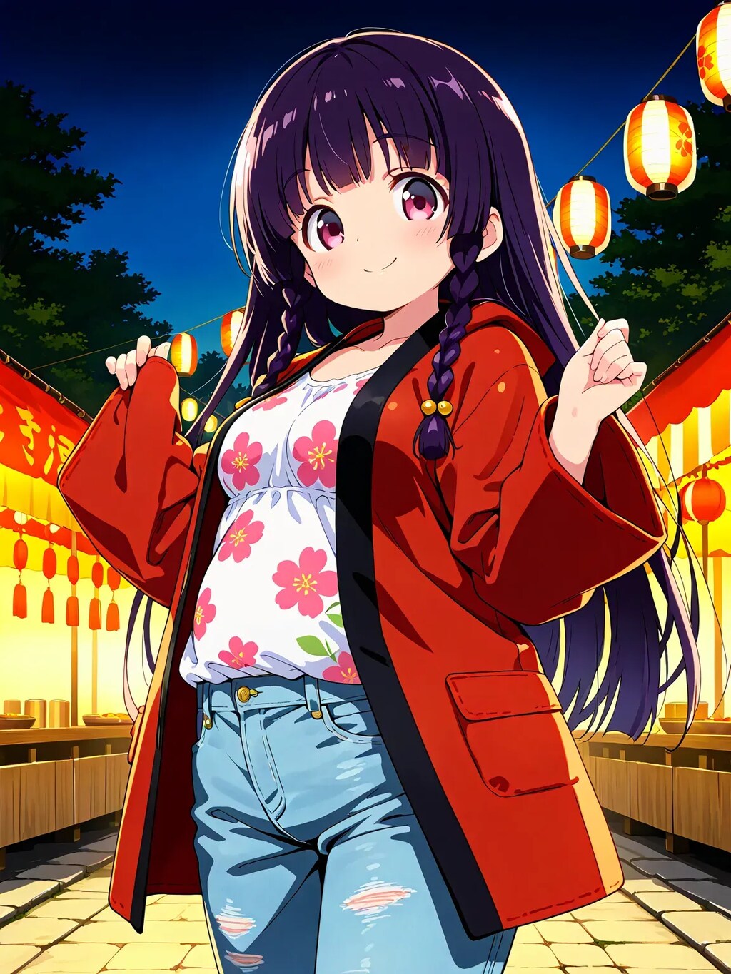 ゆったりデニムなゆうこちゃん