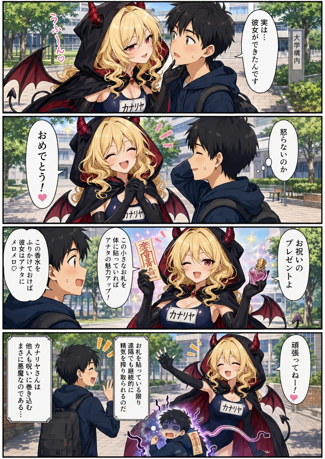 彼女がいる!?カナリヤさんの場合 | の人気AIイラスト・グラビア