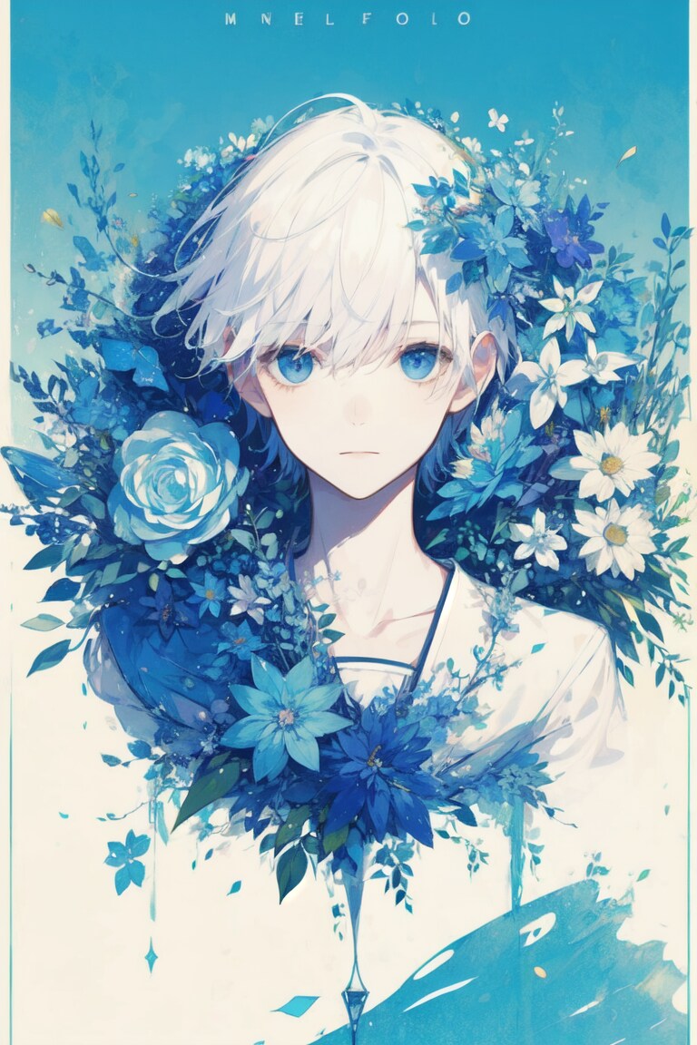 青の肖像画