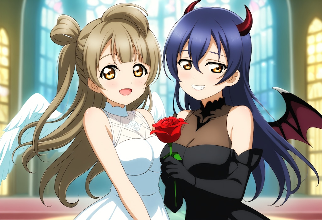 天使と悪魔(・8・)