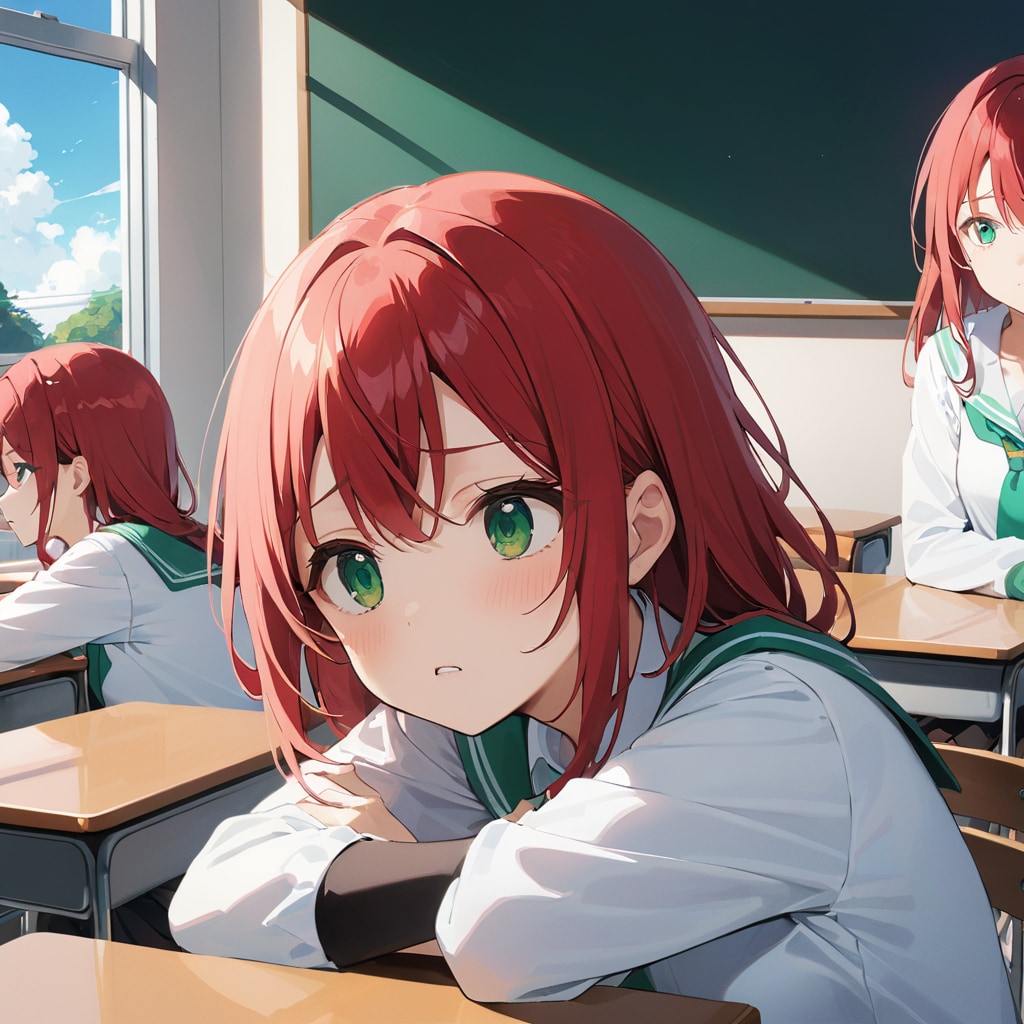 考え事少女 | の人気AIイラスト・グラビア