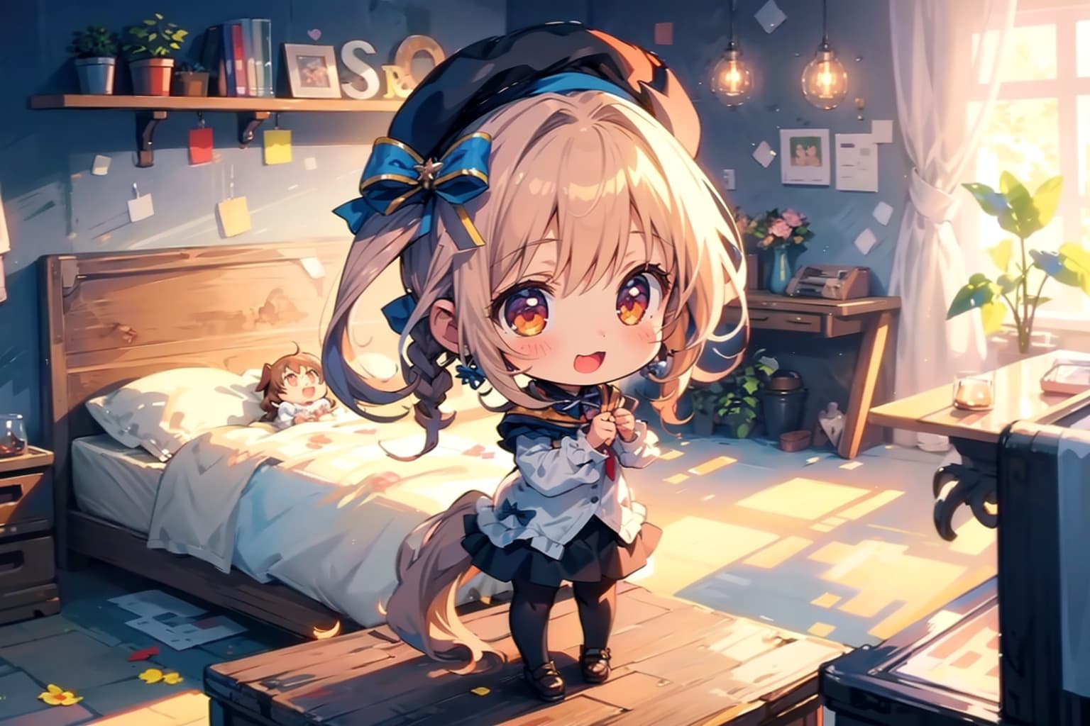 机と、椅子を省く。 | の人気AIイラスト・グラビア