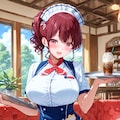 ウェイトレスｘスク水 2枚目