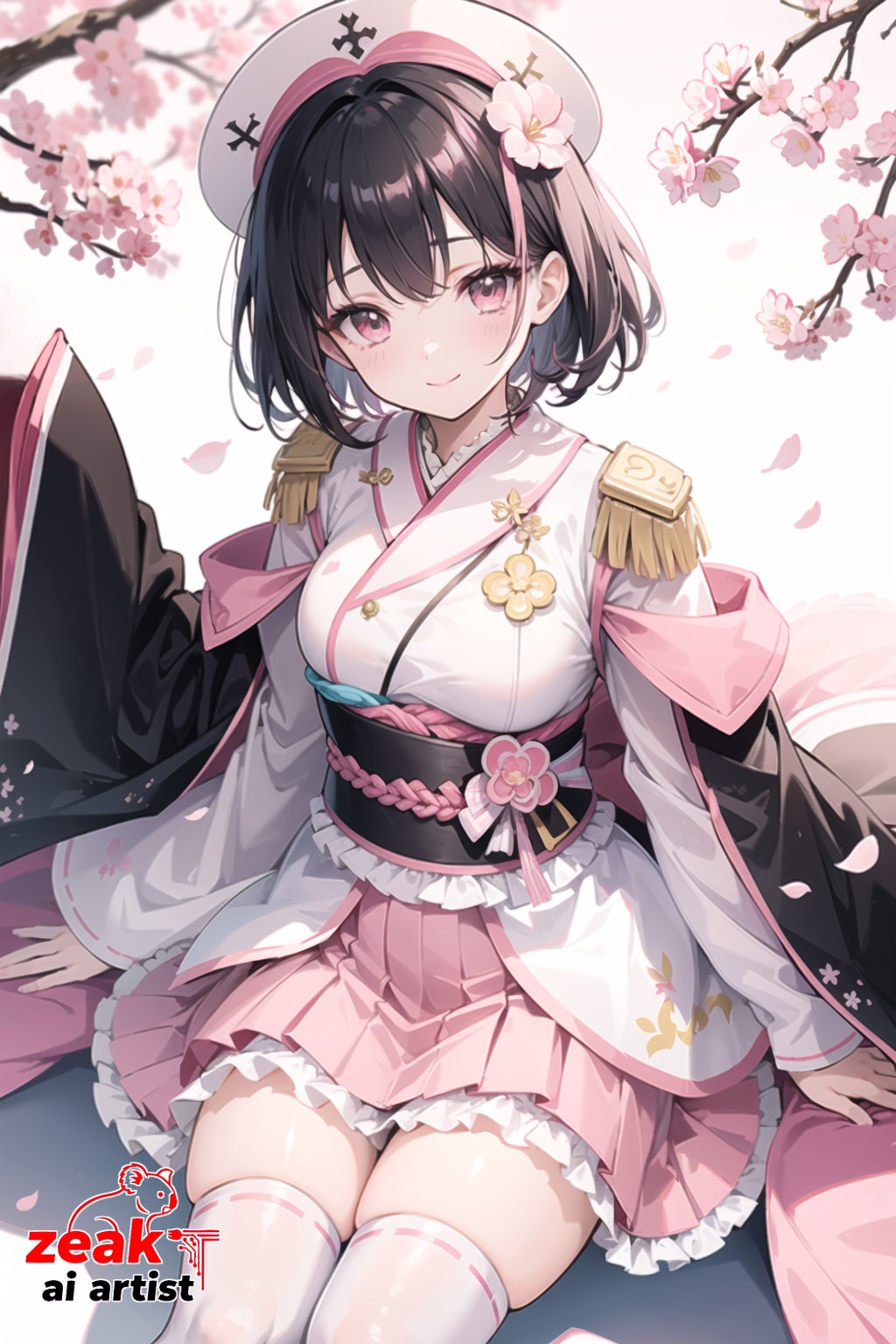 春の軍服 | の人気AIイラスト・グラビア