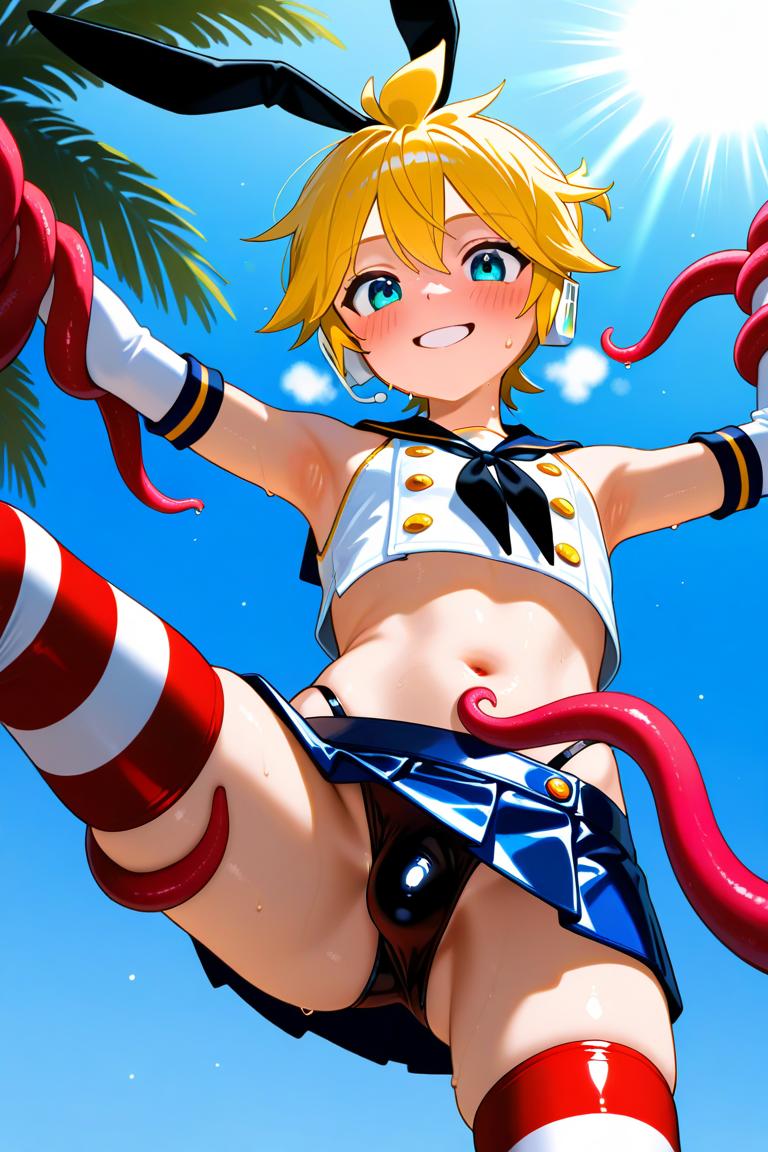 ボーカロイド　鏡音レン　島風衣装