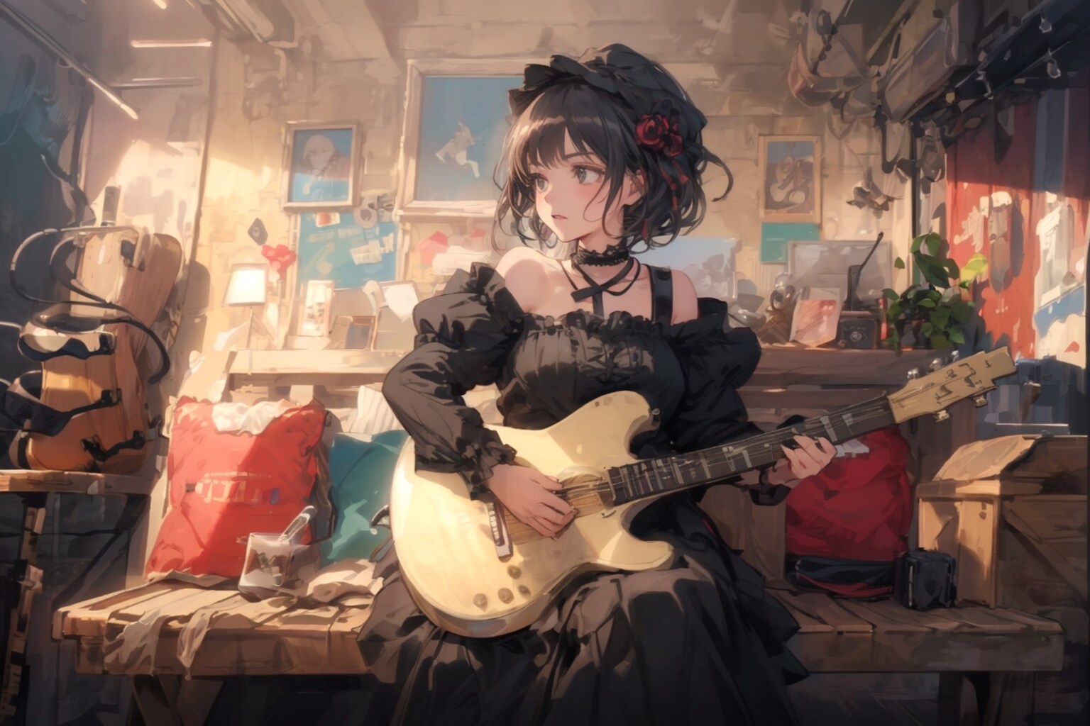 ギター | の人気AIイラスト・グラビア