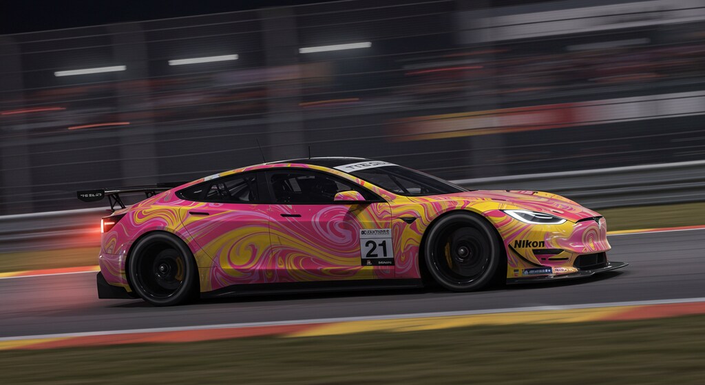 ニコンテスラレーシングカー