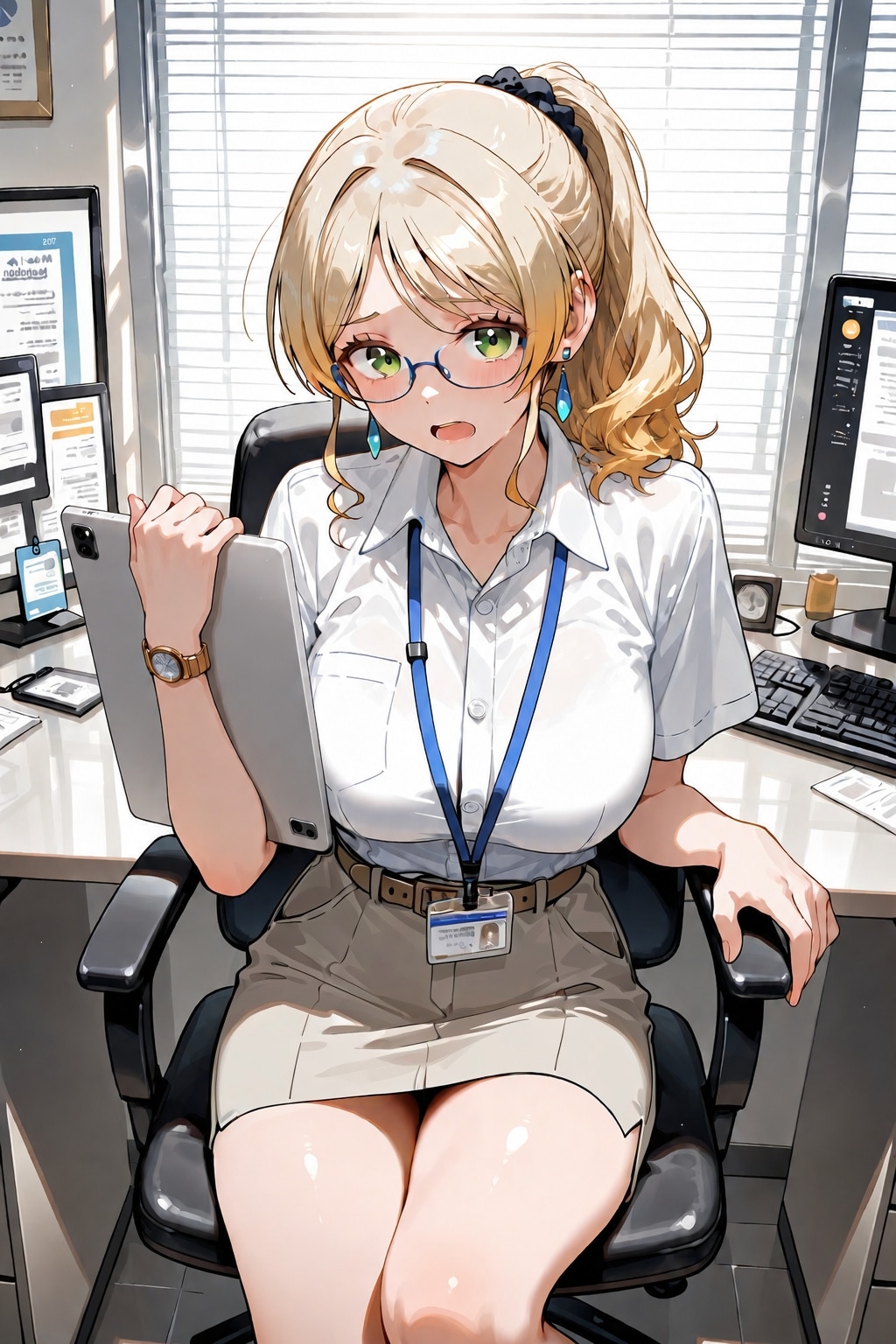 報告、聞いてます…？
