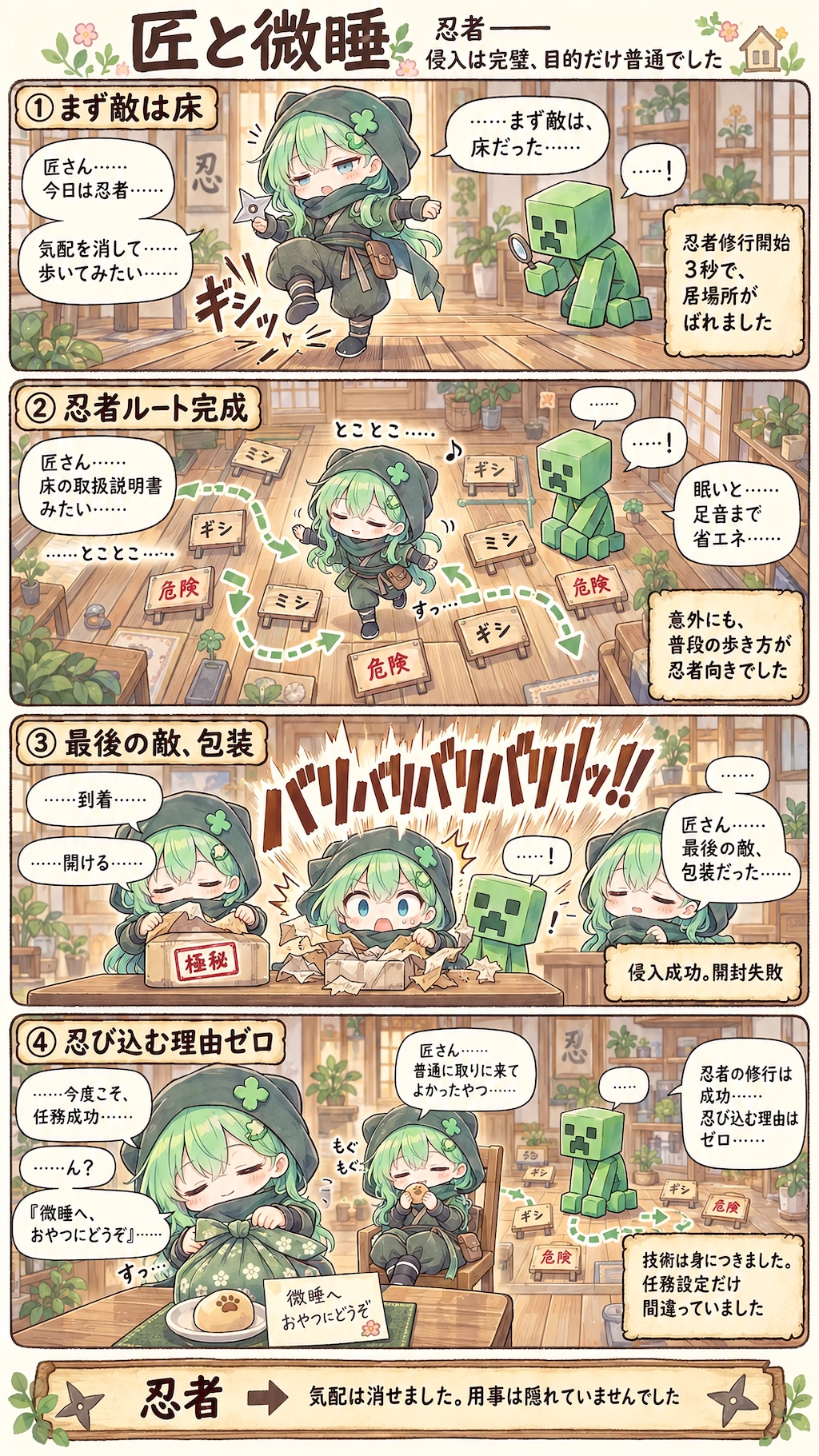 The Ninja Who Fought the Floor