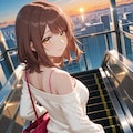 おめかしした心実を後ろから(PixAI版) 5枚目