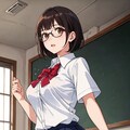 眼鏡っ娘研究：ボブ06 4枚目