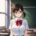 眼鏡っ娘研究：ボブ06 5枚目