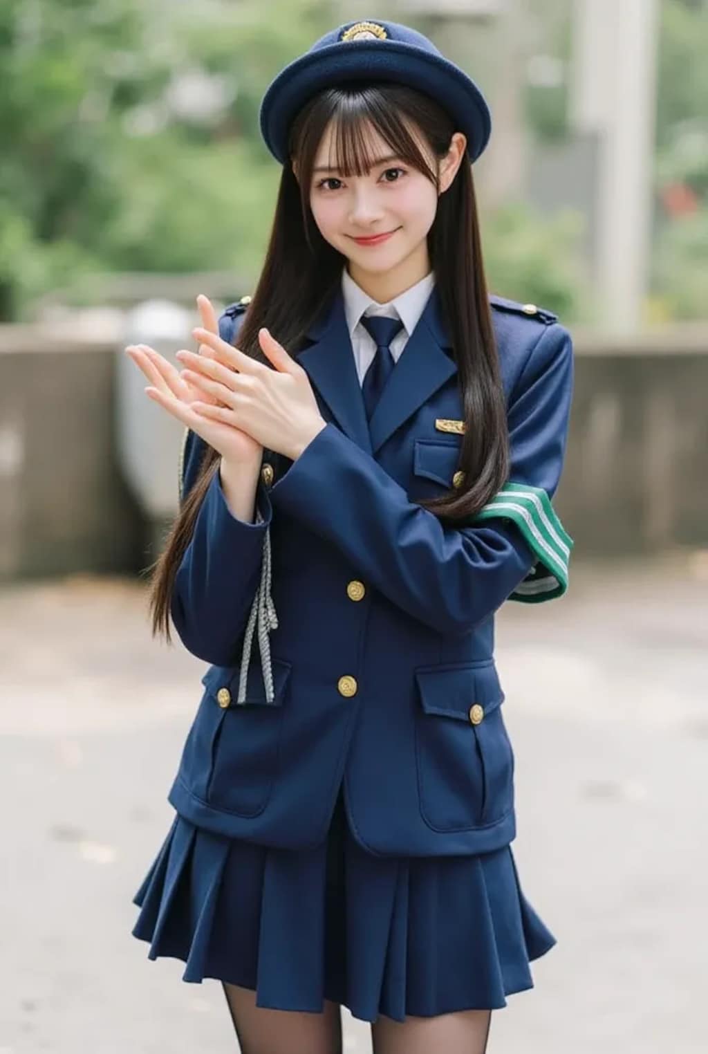 百課の女警さん《このごろ流行りの女の子SeaArt》