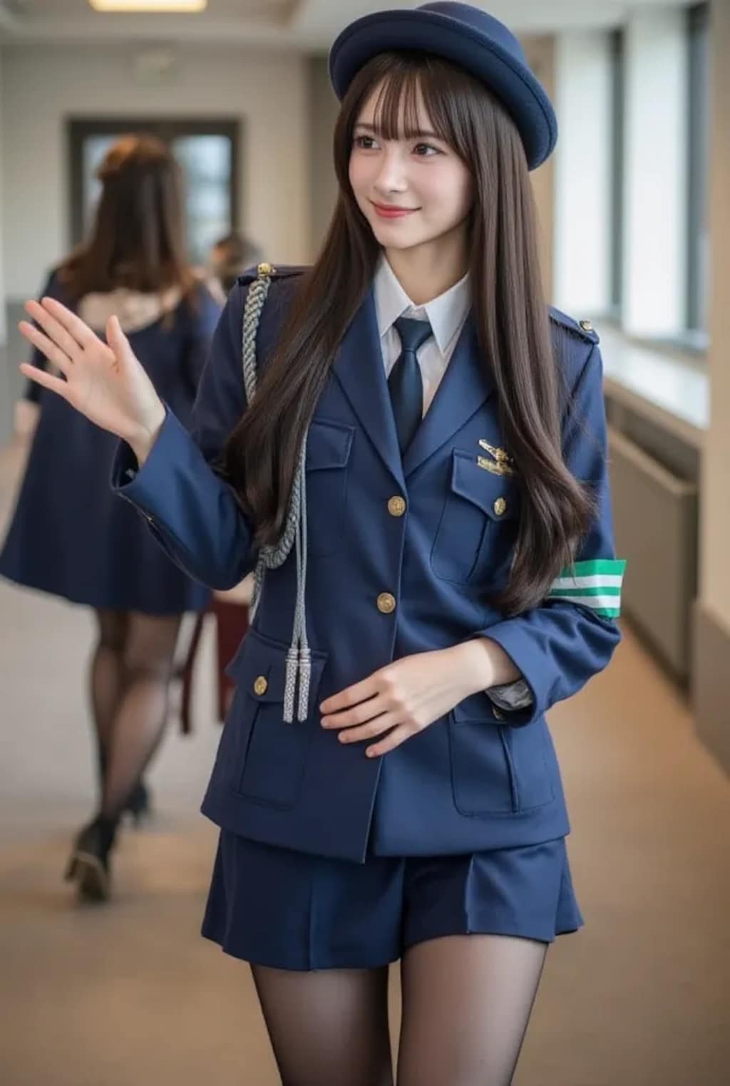 百課の女警さん《このごろ流行りの女の子SeaArt》
