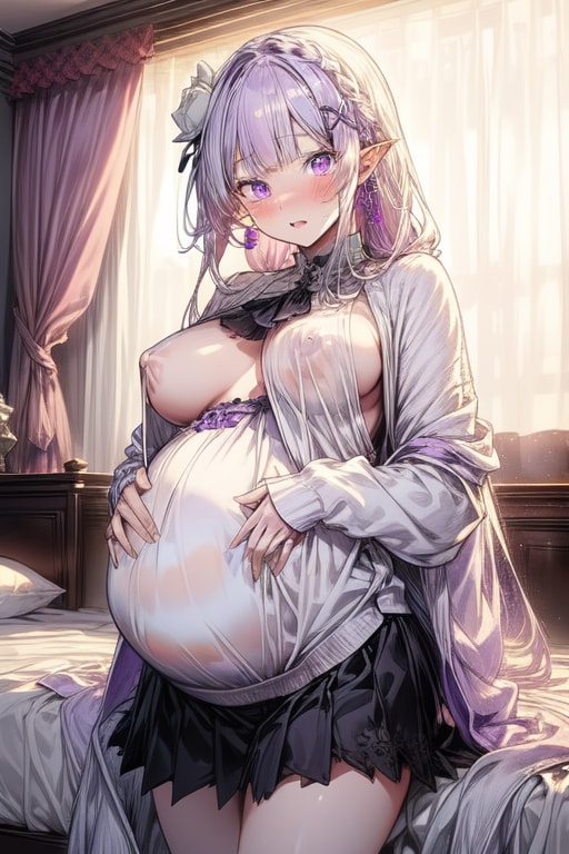 妊娠したエミリア
