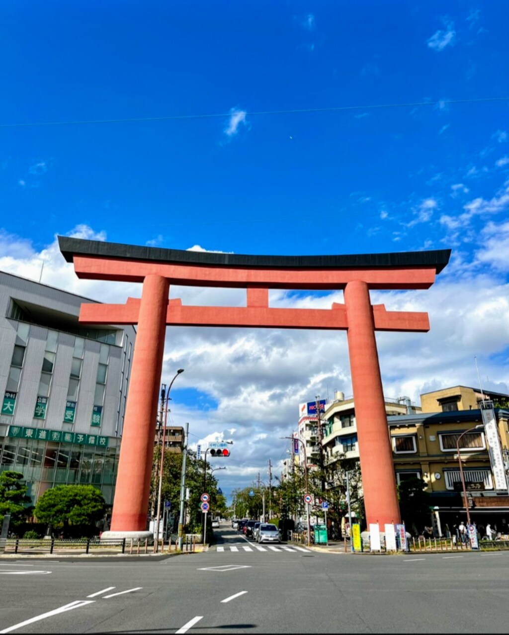 (そうきゅう･あおい)蒼穹葵の、　　　　　　　　　　　　　中村公園付近をPR散策