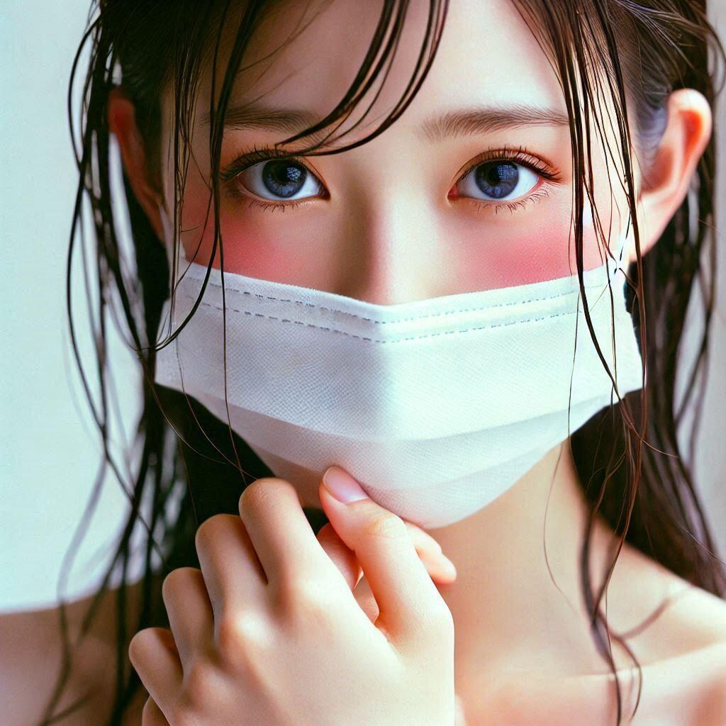 マスク美女