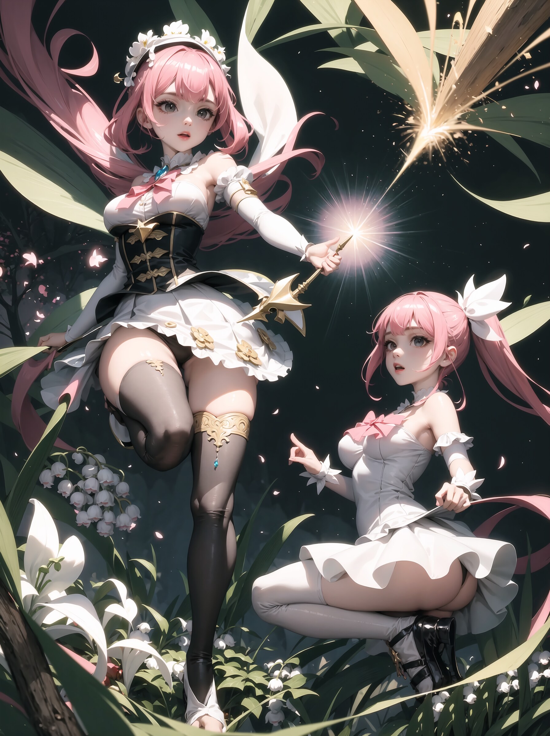 純潔の魔法少女達　スズランの花言葉
