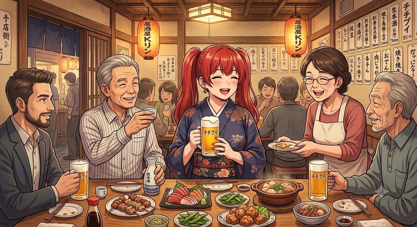居酒屋定番メニューとビール