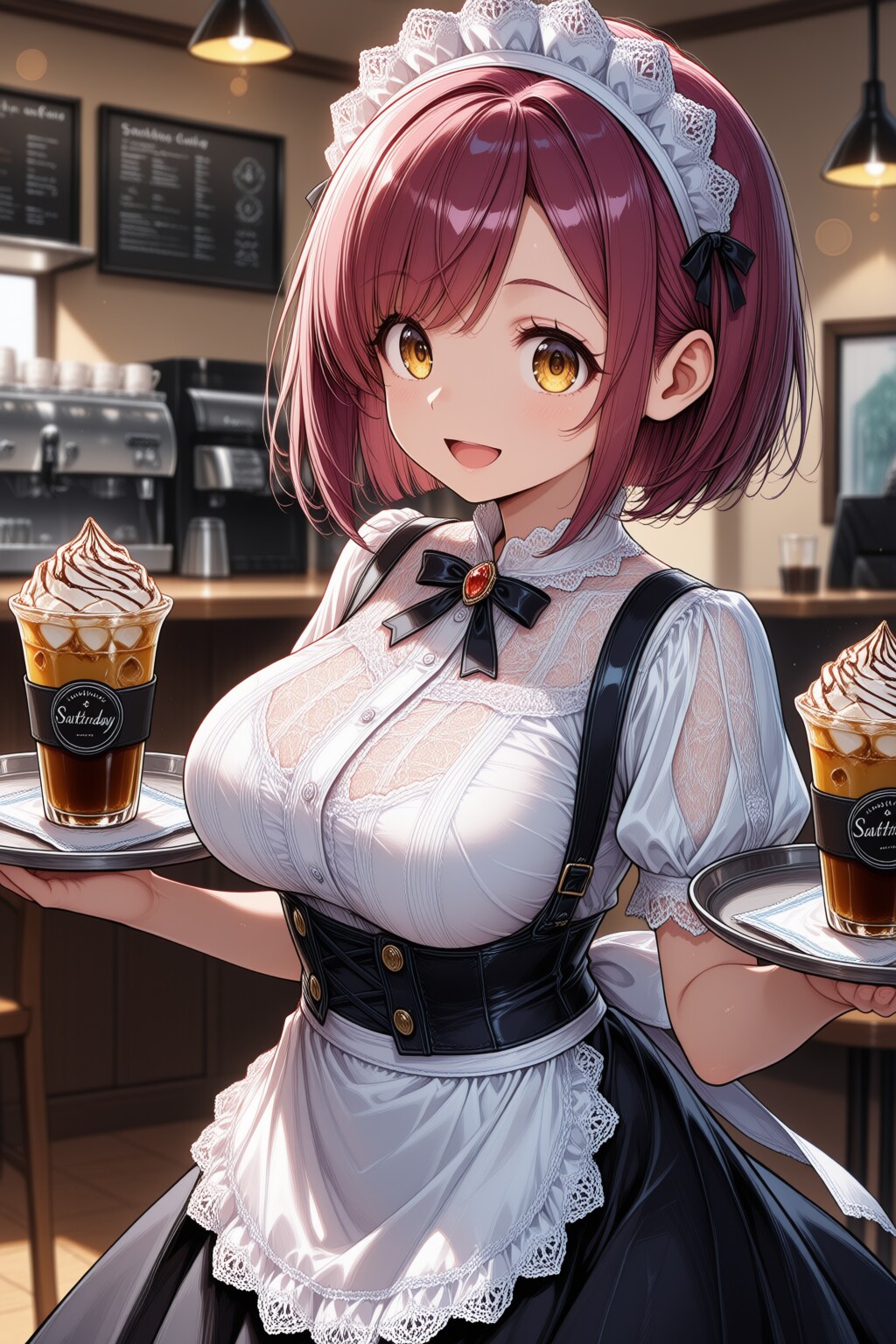 おはようございます（挨拶メイドの芽衣ちゃん）