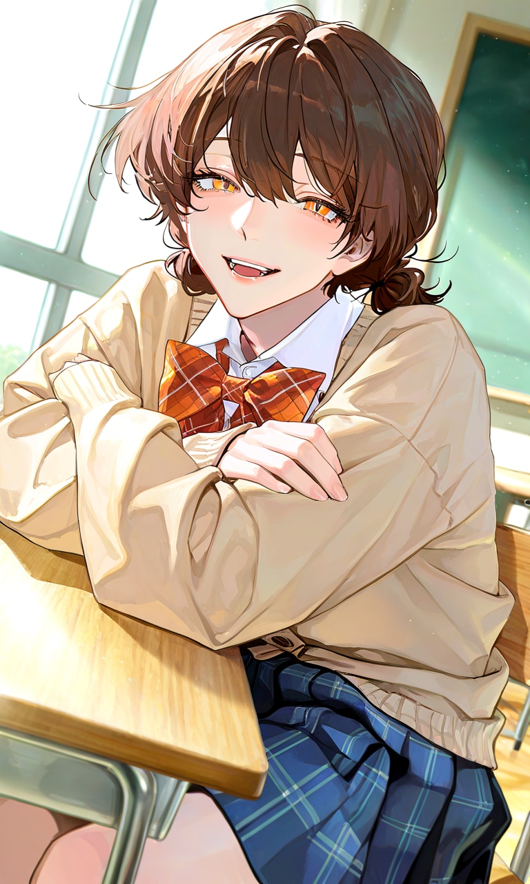 それ言うと思った笑 | の人気AIイラスト・グラビア