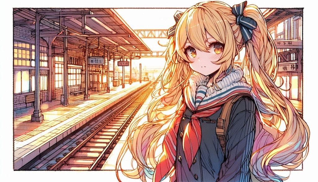 金髪ツインテール-Dalle編