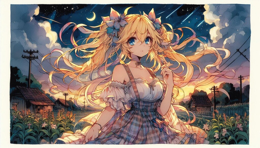 金髪ツインテール-Dalle編