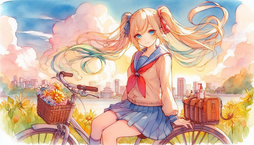 金髪ツインテール-Dalle編