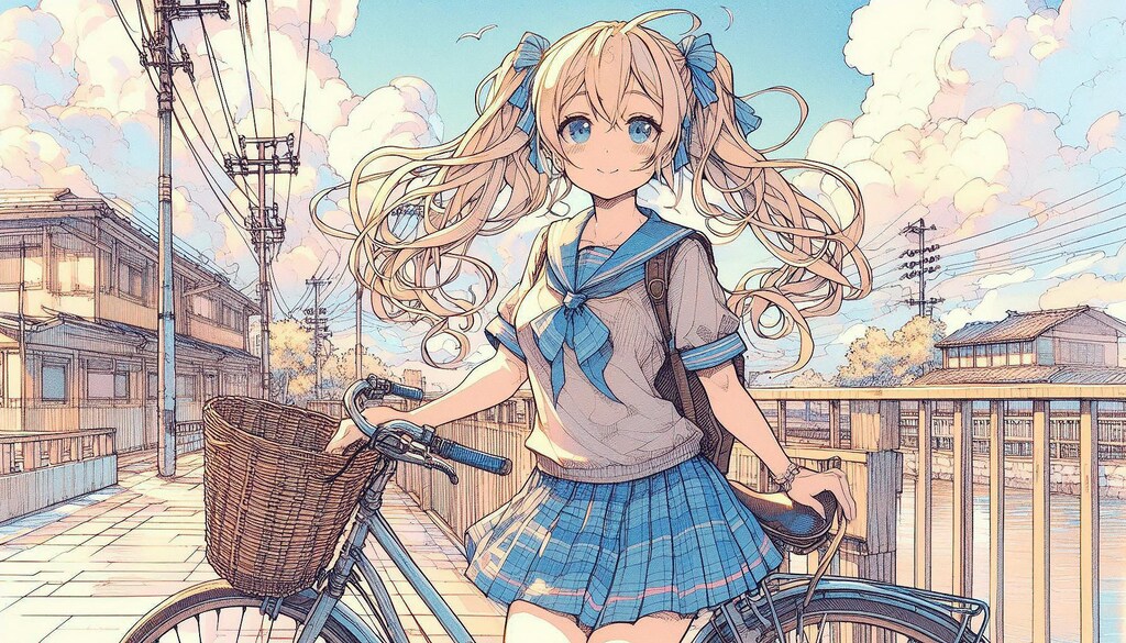 金髪ツインテール-Dalle編