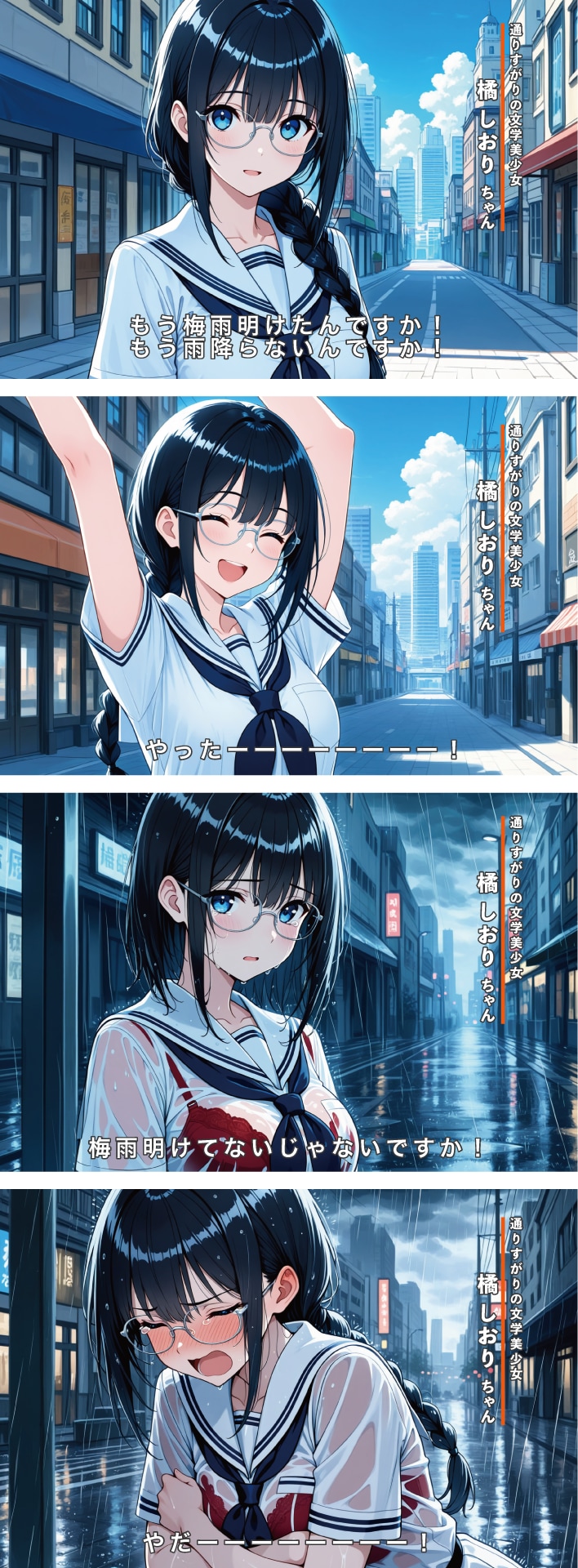 梅雨明けてないじゃないですか！