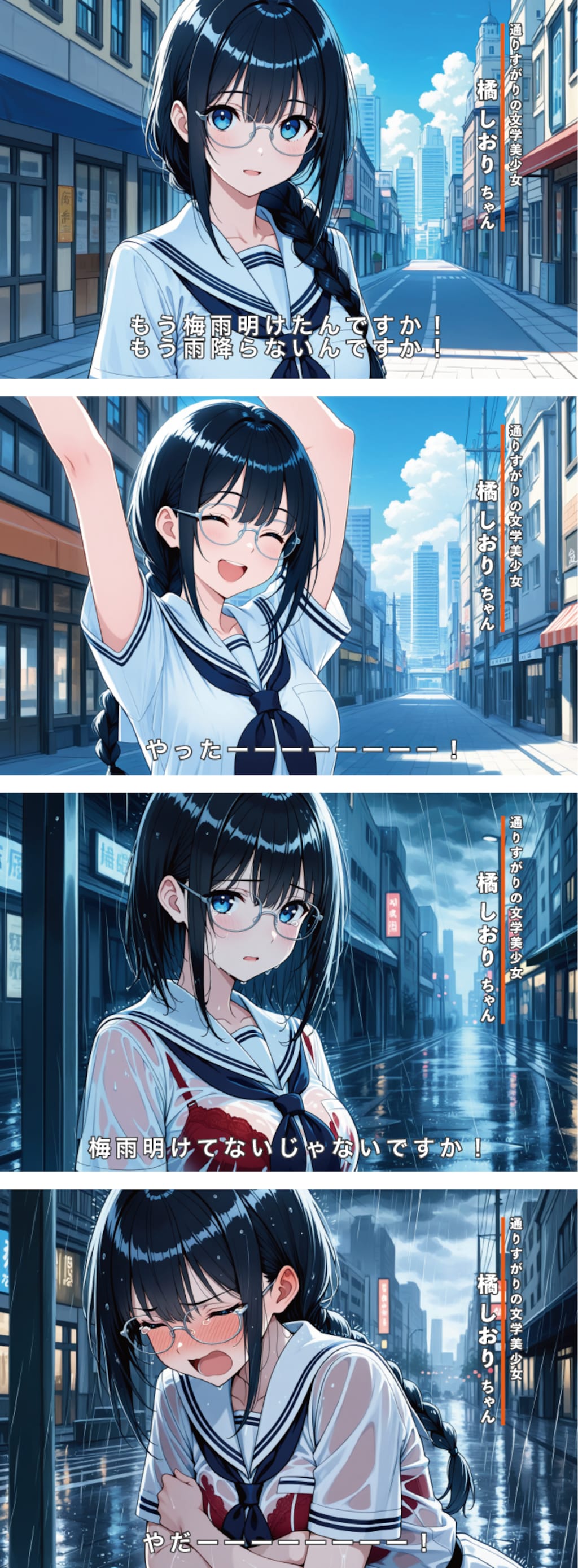 梅雨明けてないじゃないですか！
