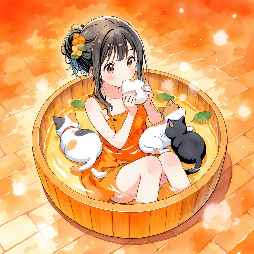 温泉旅館企画「もぐもぐ」（３） | の人気AIイラスト・グラビア