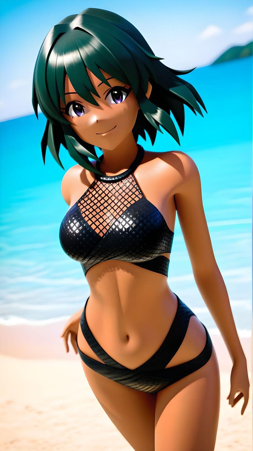 アイドル モノキニ撮影 4