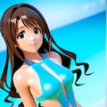 アイドル モノキニ撮影 4 4枚目