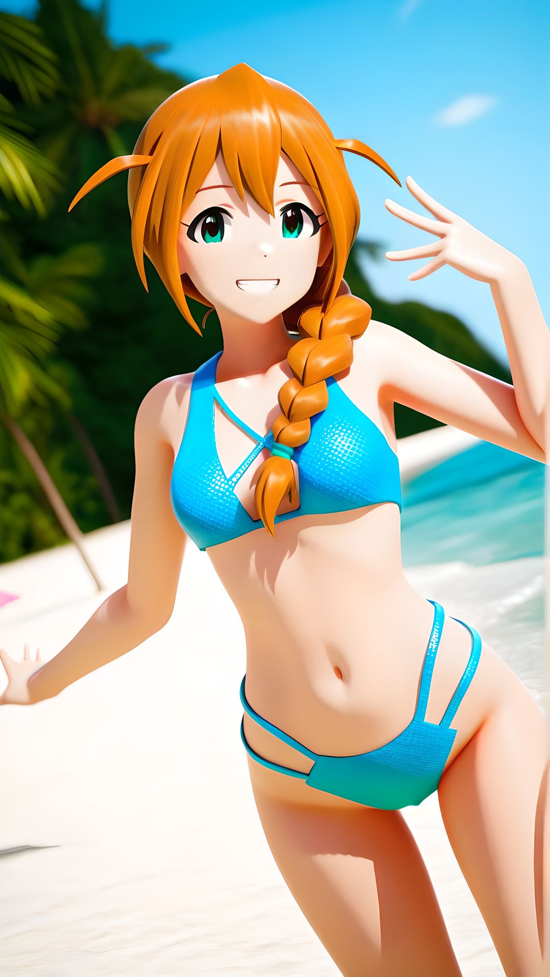 アイドル モノキニ撮影 4