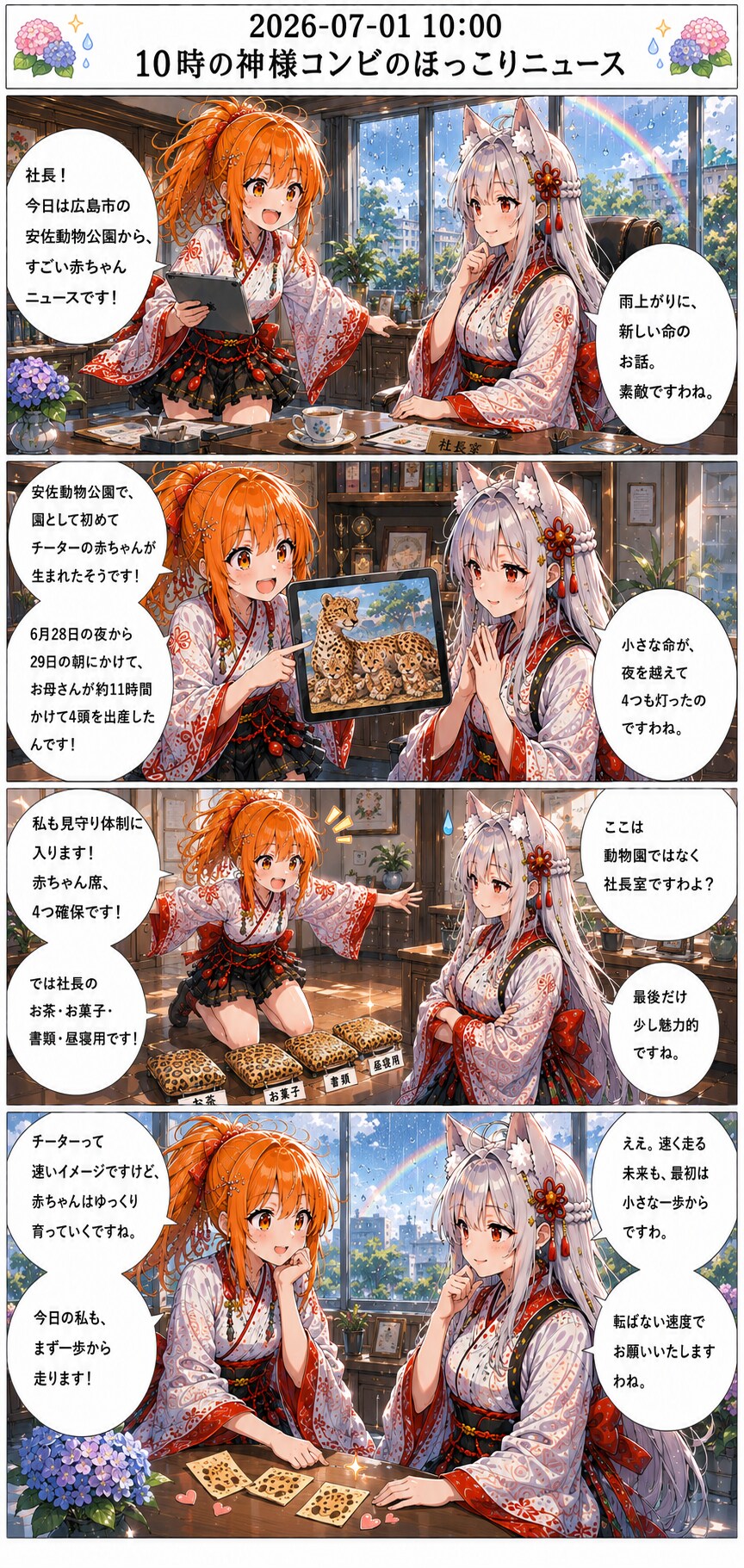 毎日漫画　10時　ほっこりニュース