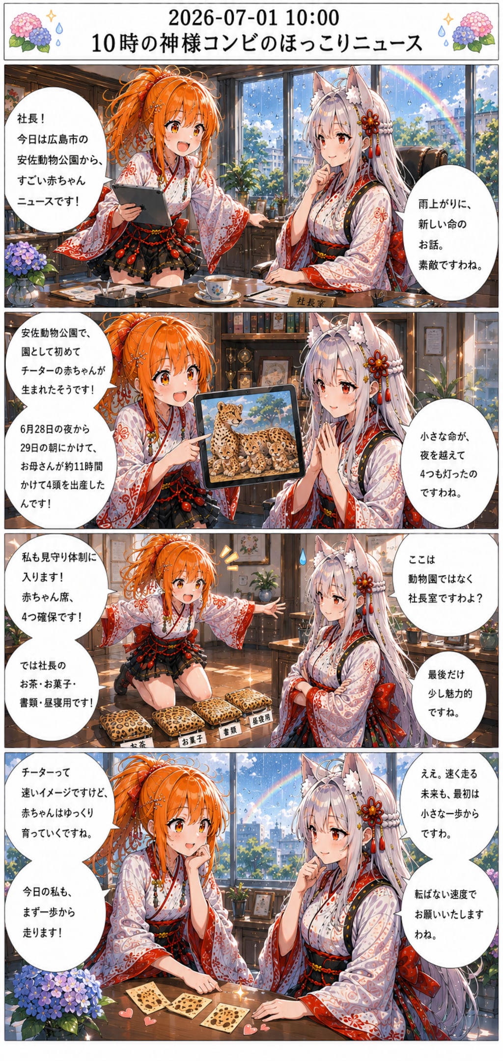 毎日漫画　10時　ほっこりニュース
