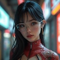 cyber-punk girl 2枚目