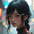 cyber-punk girl 6枚目