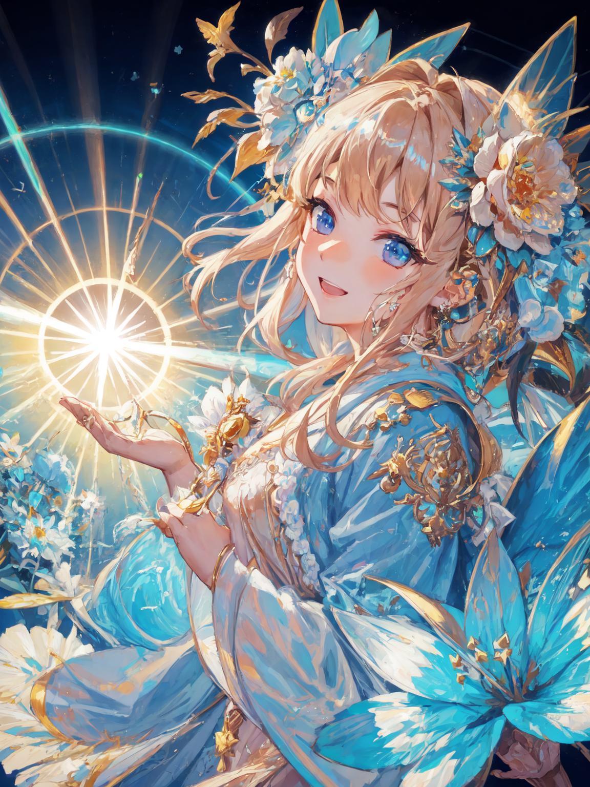 雨天に咲き誇る花は睡蓮の如く1