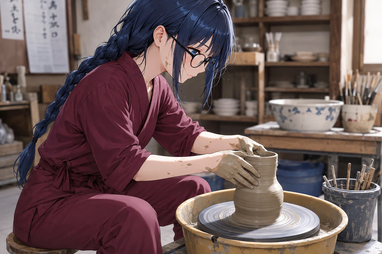 作務衣 | の人気AIイラスト・グラビア
