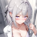 (1307)銀髪ちゃん女医 2枚目