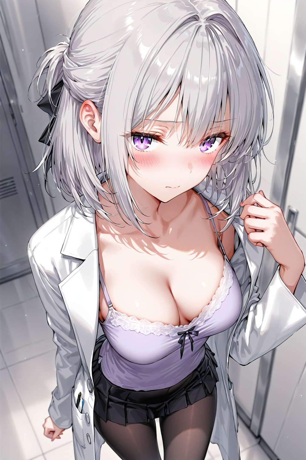 (1307)銀髪ちゃん女医