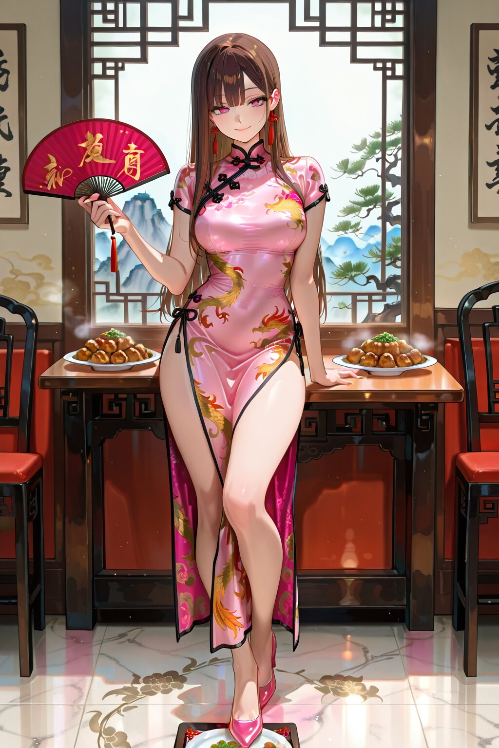 中華飯店　看板娘