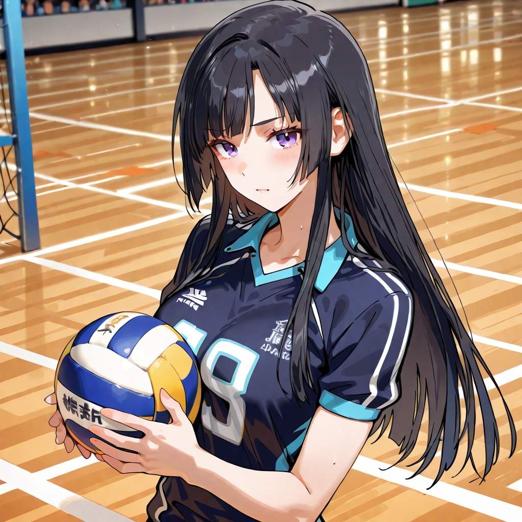 バレーボール部の女の子