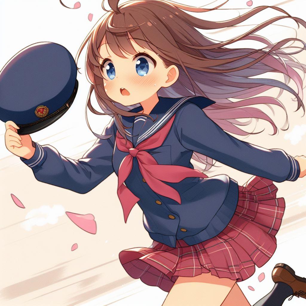 風が強いよぉ！！