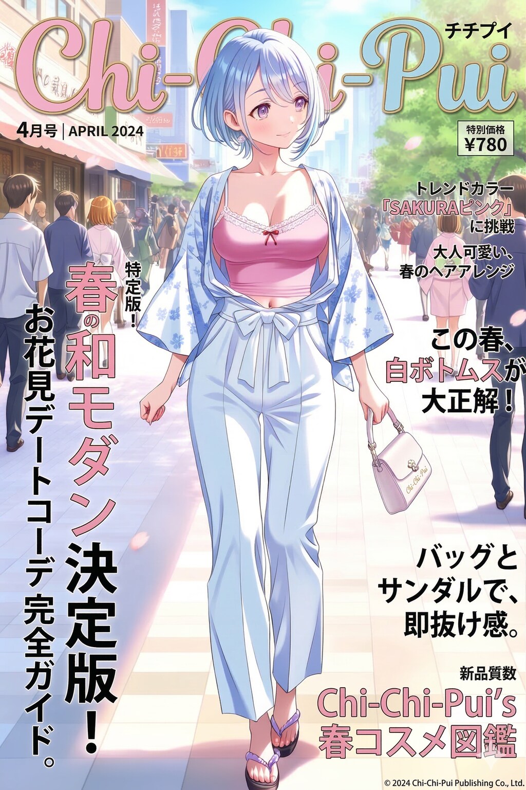月刊 Chi-Chi-Pui 4月号 春のストリートスナップ