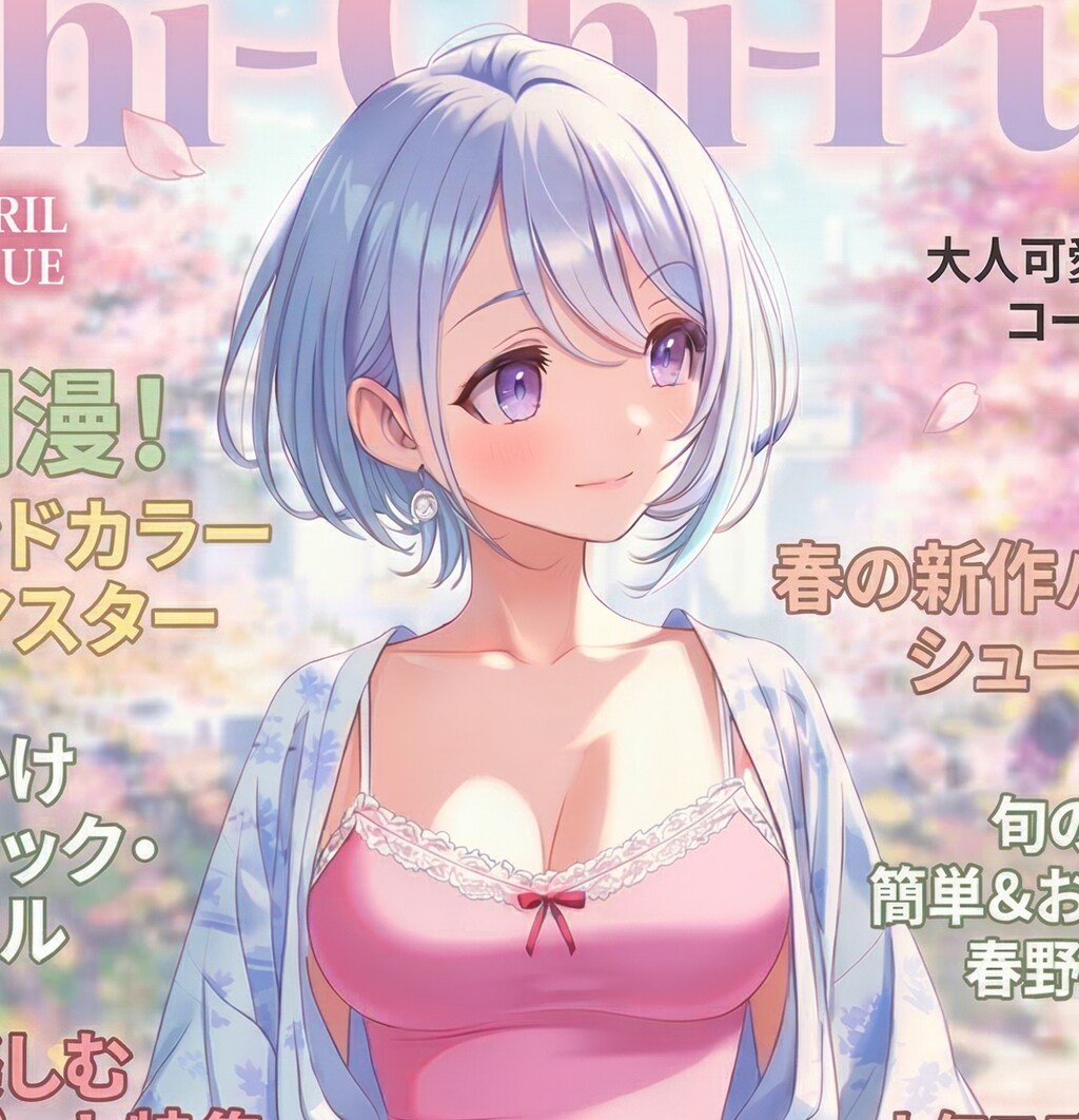 月刊 Chi-Chi-Pui 4月号 春のストリートスナップ