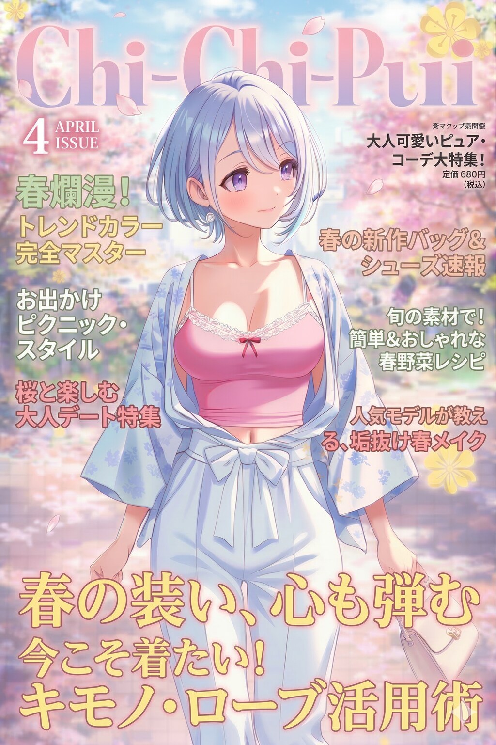 月刊 Chi-Chi-Pui 4月号 春のストリートスナップ